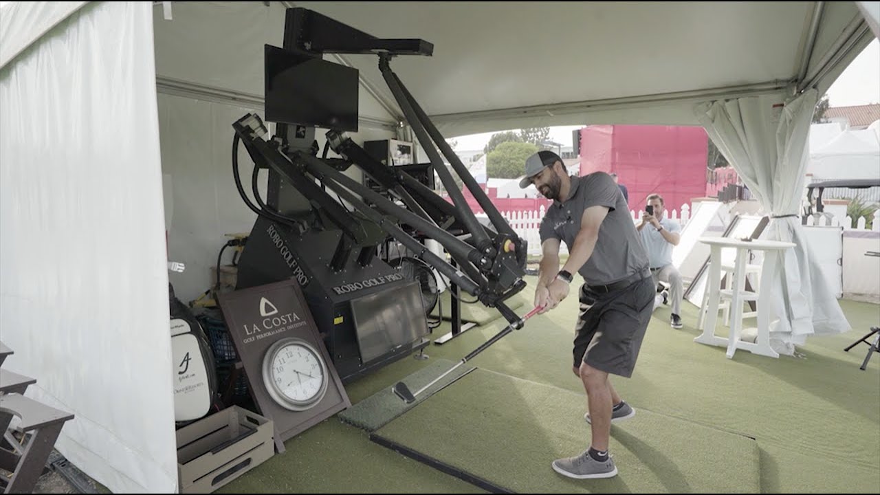 See how AJ Avoli uses the V1 Golf App and RoboGolf to improve your swing!