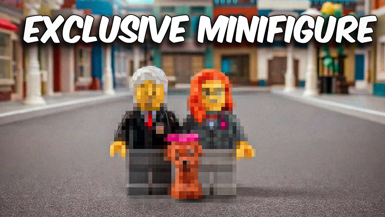 An EXCLUSIVE LEGO MINIFIGURE enters Flamingo City!