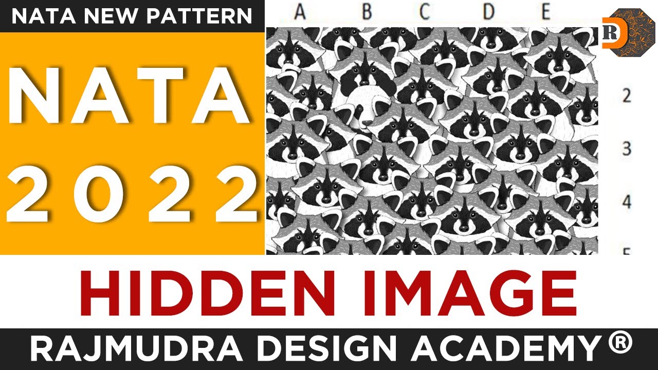 NATA 2022 |  HIDDEN IMAGE  | SECOND ATTEMPT | NATA QUESTION PAPER  2021