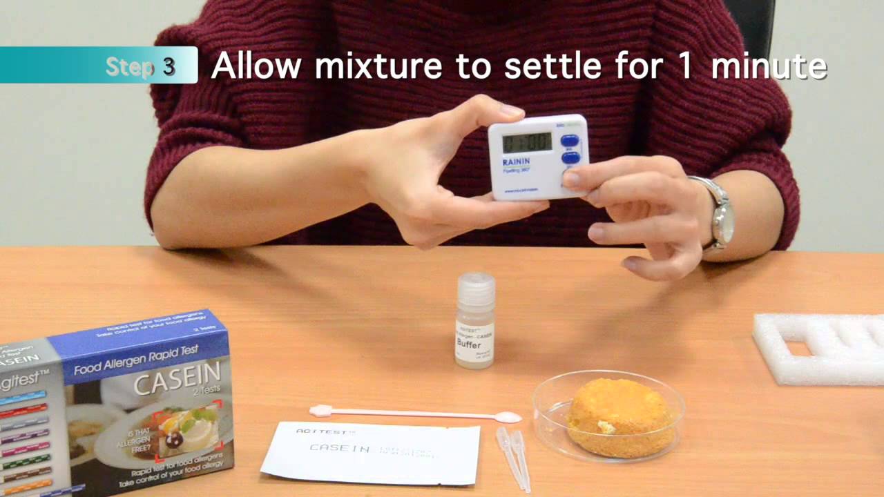 Agitest Casein (bovine milk) Food Allergen Rapid Test
