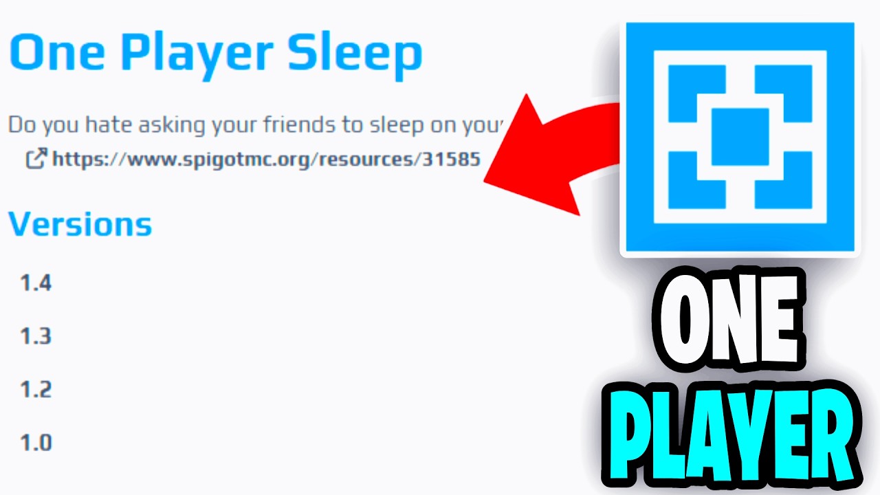 Как скачать плагин Aternos для игры One Player Sleep! - Инструкция