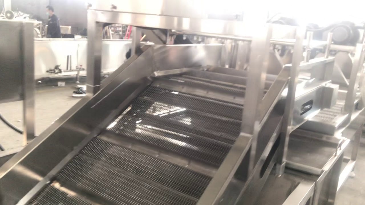Mango  cleaning and air dryer  machine