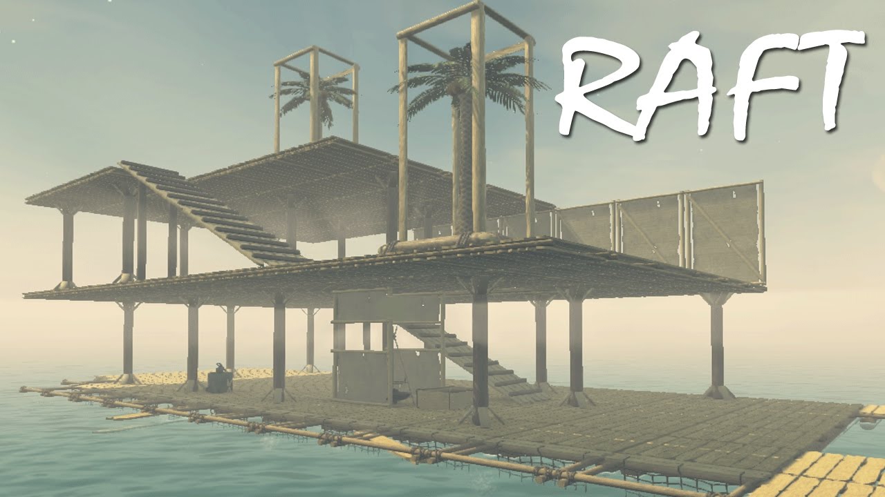 PRETTY DAMN GOOD RAFT ON MY FIRST TRY | RAFT (Ocean Survival)