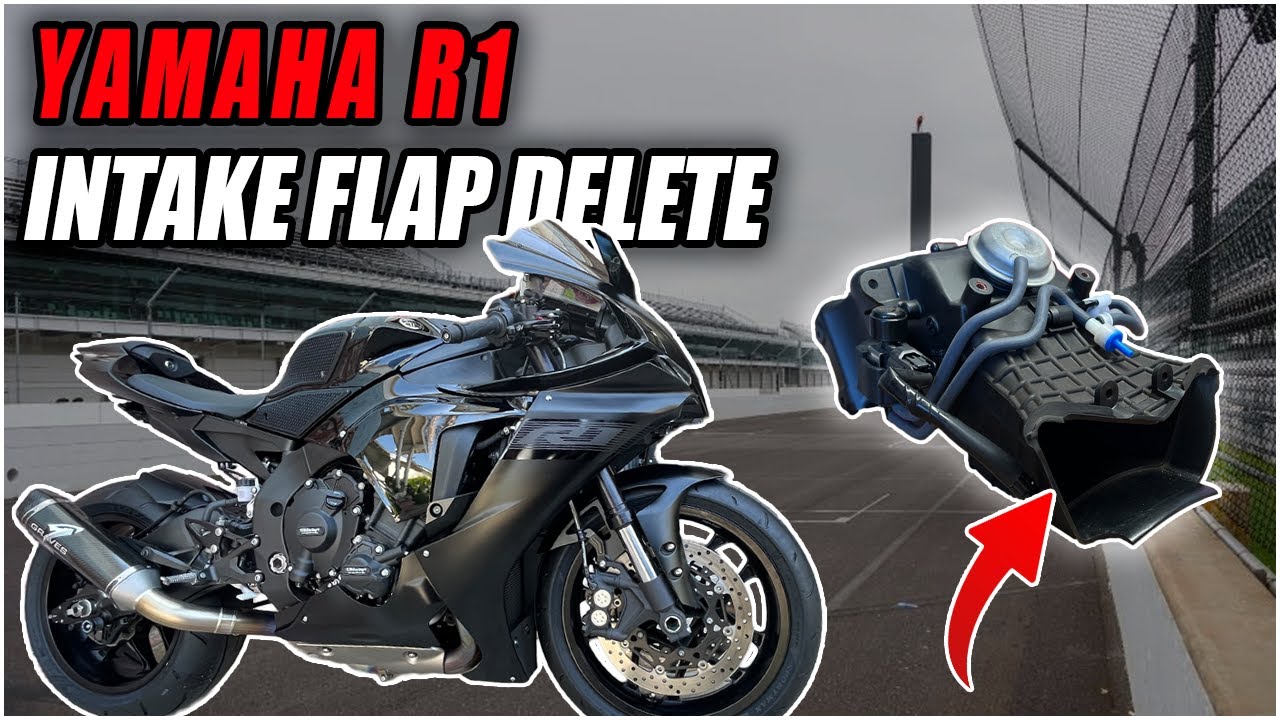 Yamaha R1 Intake Flap Removal & Delete! A MUST DO for your Air Box!