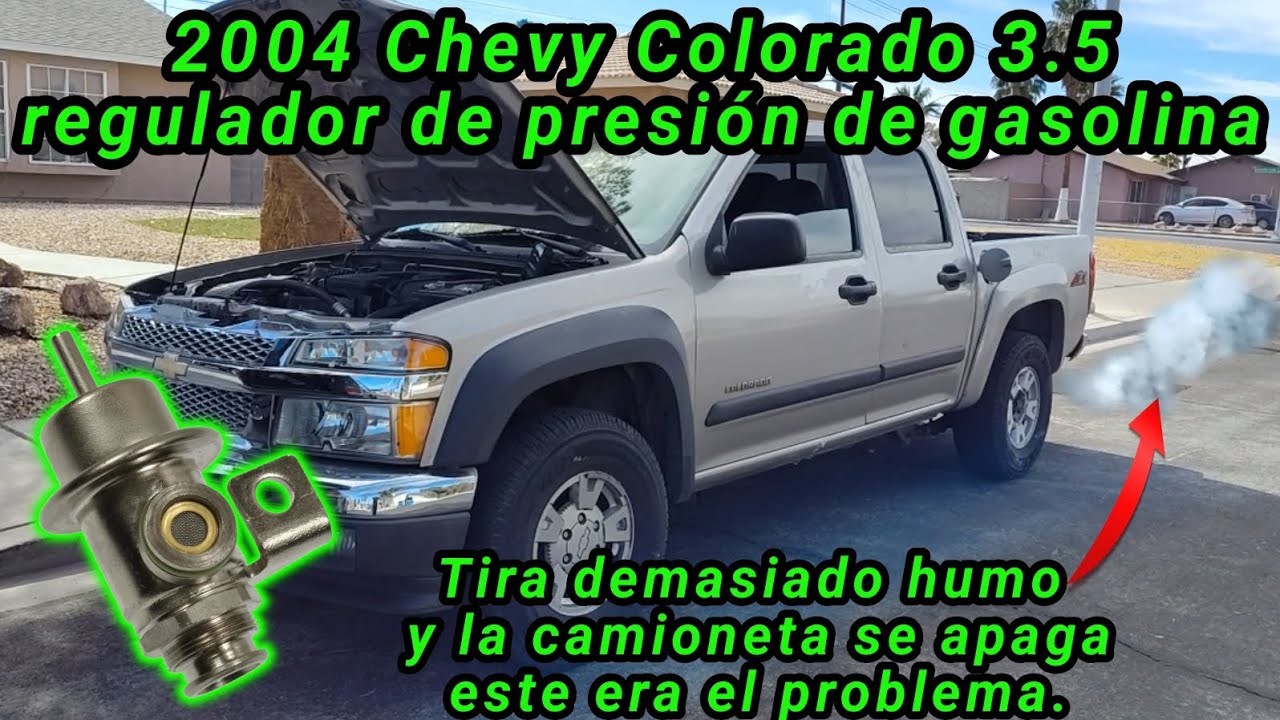 2004 Chevy Colorado 3.5 Cómo cambiar el regulador de presión de gasolina ( fuel pressure regulator )
