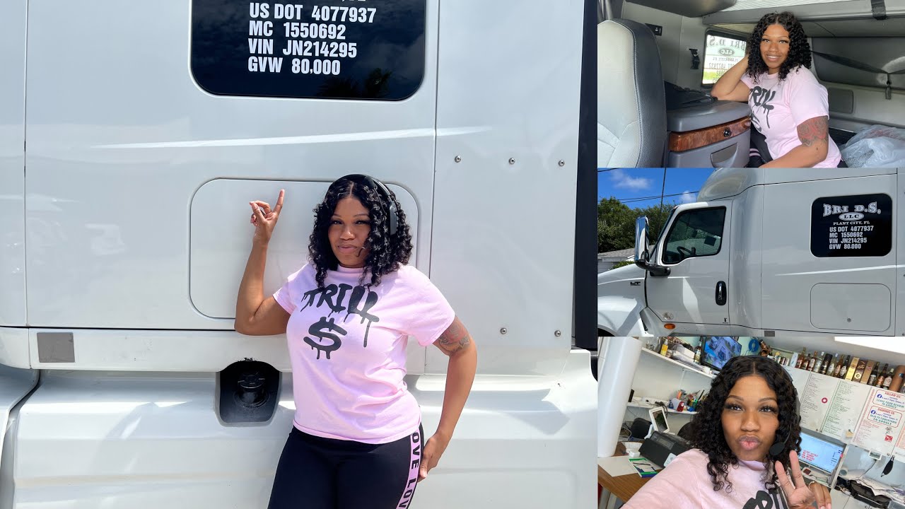 Female Trucker | Getting my MC & USDOT decals | Alley Dock Practice etc…