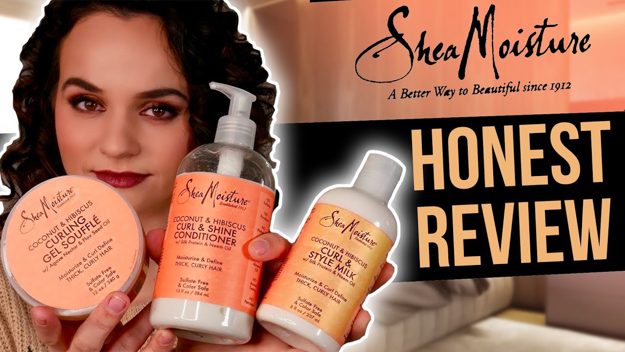 Honest Review on Shea Moisture Coconut & Hibiscus Curly Hair Products By Carolyn Marie