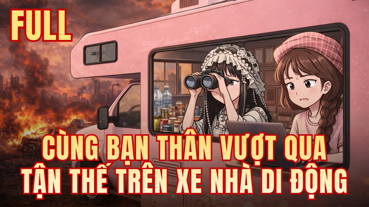(Full Version) Cùng BẠN THÂN Sống Sót Qua Ngày Tận Thế Trên XE NHÀ DI ĐỘNG - Ái Sa Review