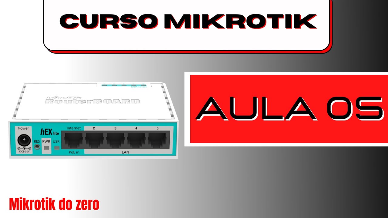 Aula 05 Mikrotik - Configurando uma Bridge entre duas ou mais interfaces