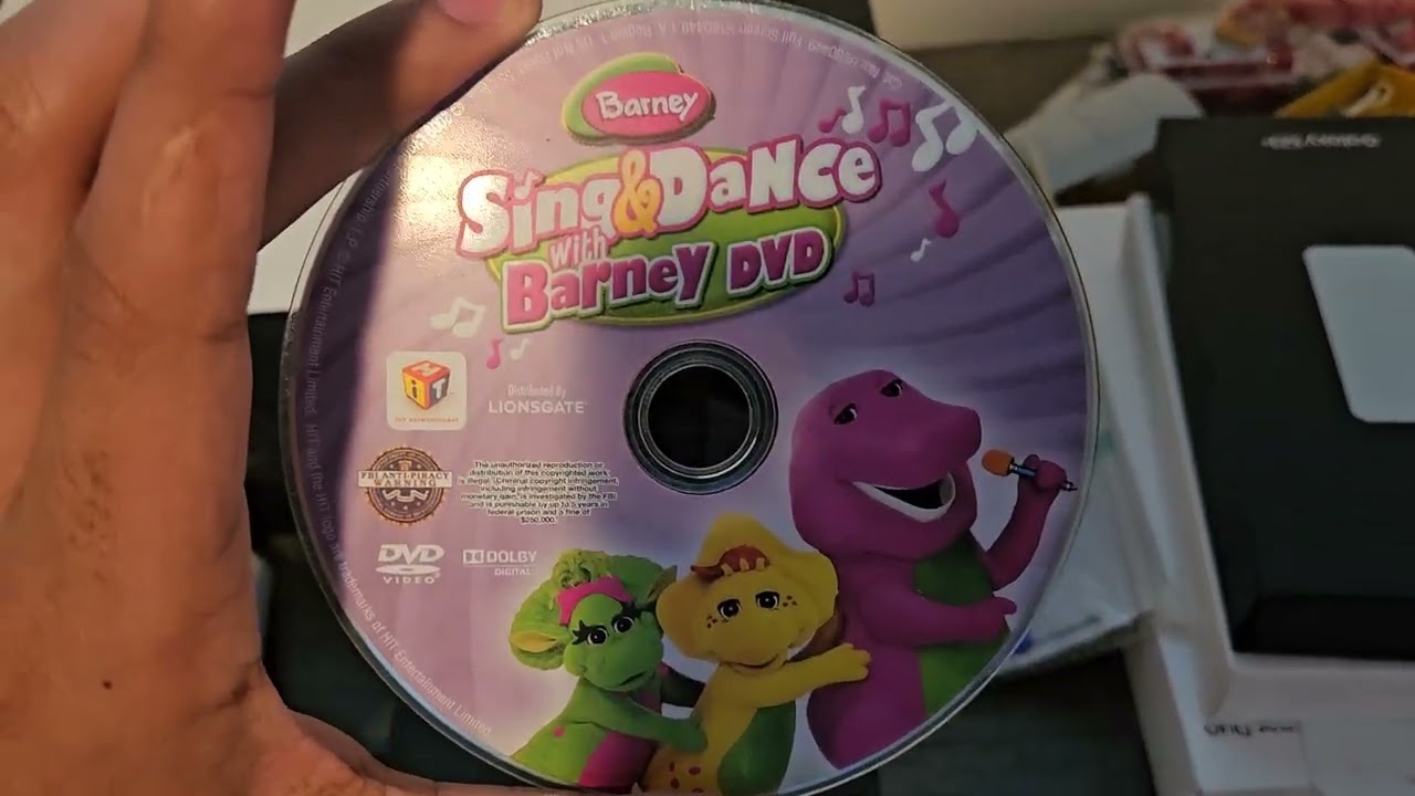 Sing and Dance with Barney DVD Menu Walkthrough