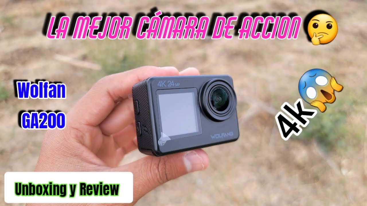 Camara de accion Wolfan GA 200 | Unboxing y Review