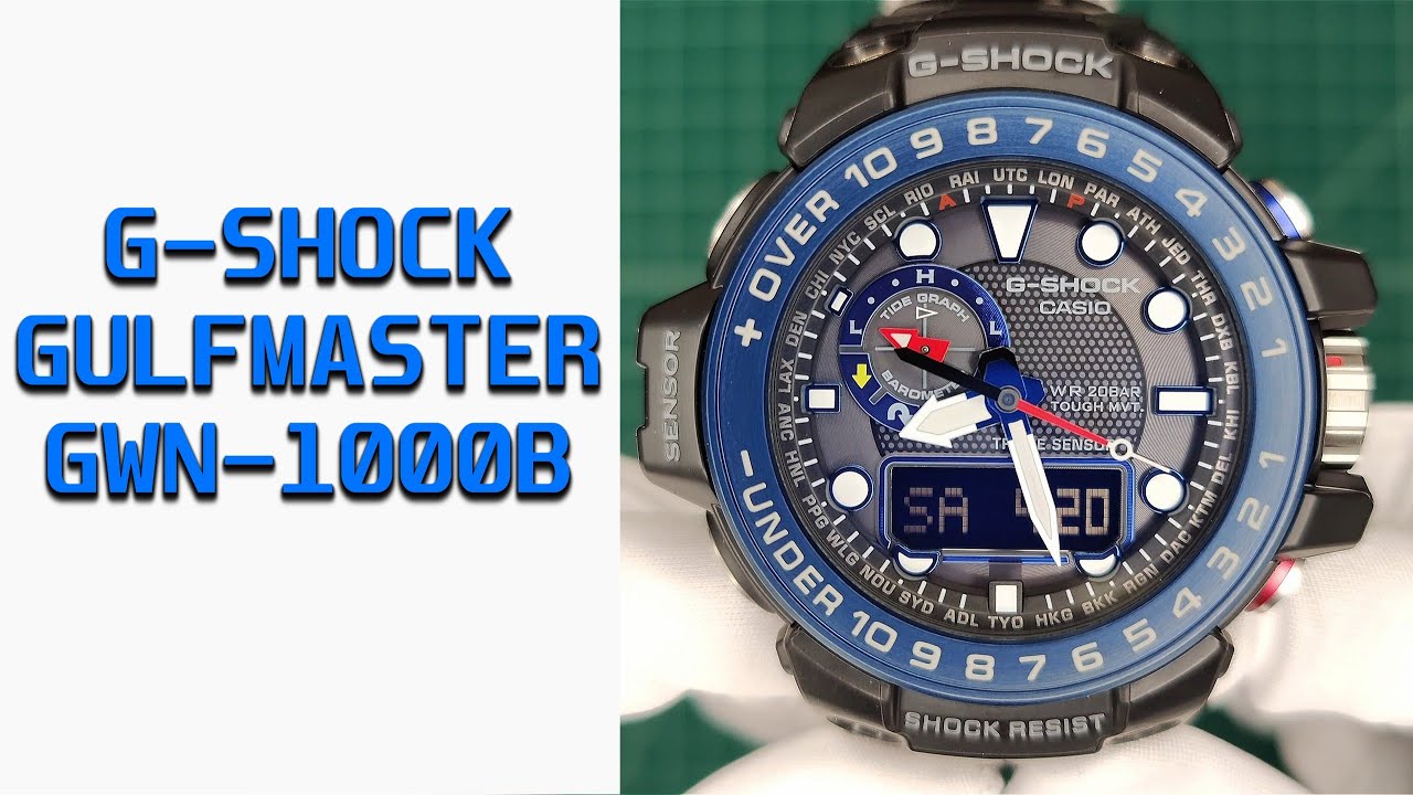 Casio G-Shock GULFMASTER GWN-1000B (JDM) in 2024 Unboxing and Overview