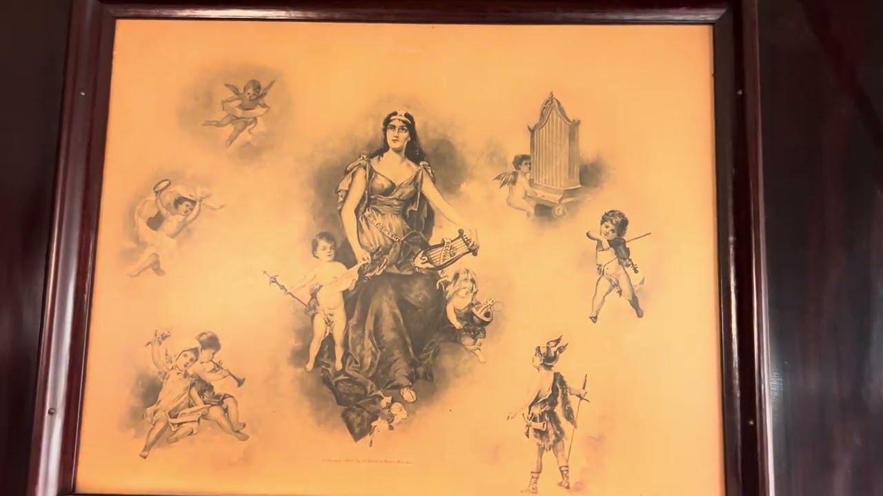 Carmen Toreador Song playing on a Regina Music Box 15 1/2 Porter Disk 