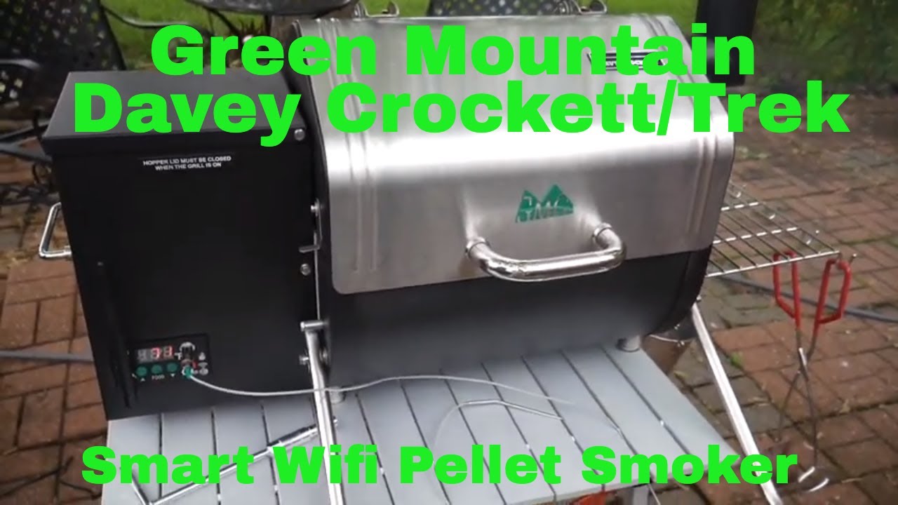 Green Mountain Smart Wifi Pellet Smoker: Davey Crockett aka Trek