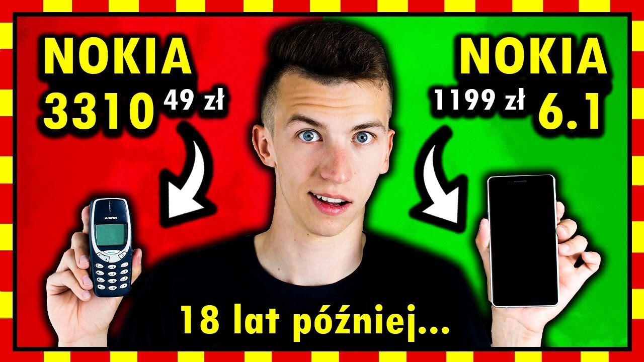 STARA NOKIA 3310 vs NOWA NOKIA 6.1 ◉_◉ *18 lat różnicy*