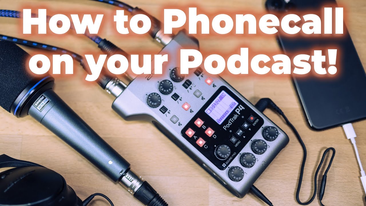 Mastering Podcast Interviews: Phone or Skype Call Recording with Mix Minus! Zoom PodTrak P4 Tutorial