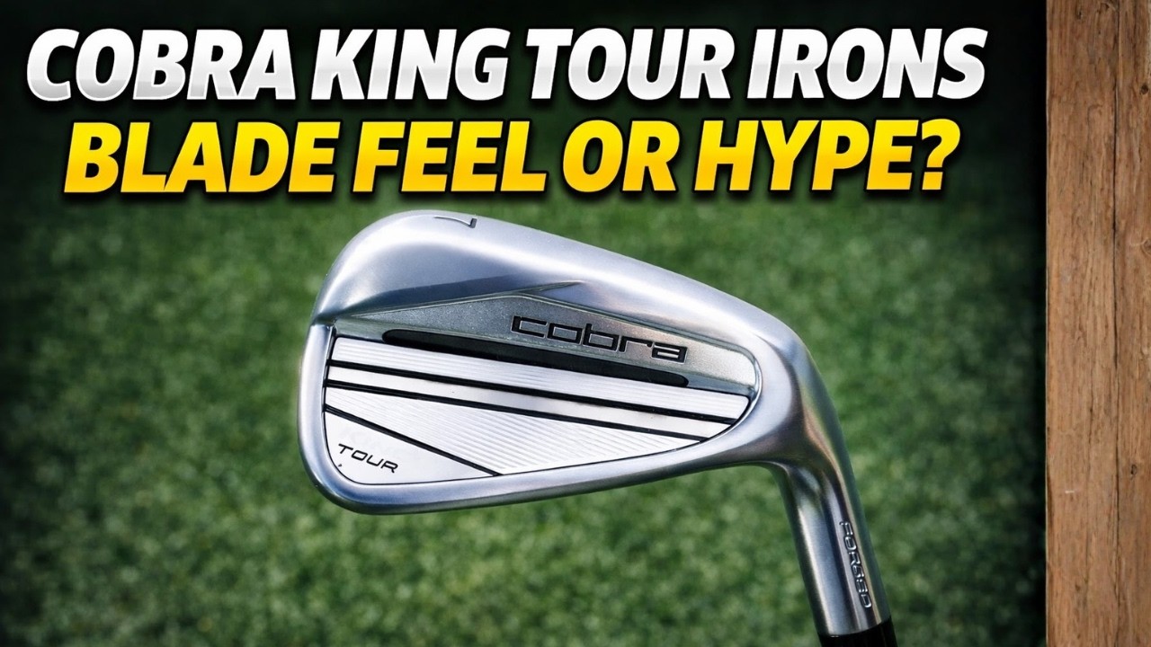 Обзор клюшек Cobra KING Tour Irons – сравнение ощущений от удара и степени прощения ошибок.