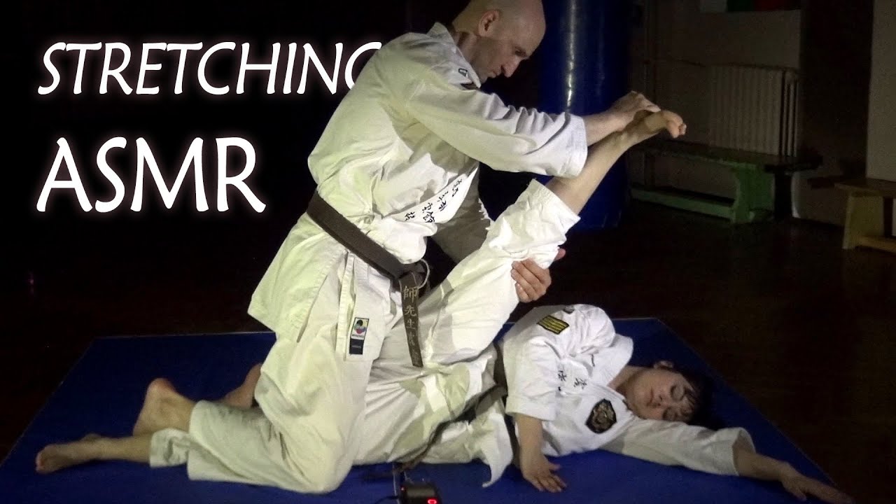 ASMR Partner Stretches, Uniform Fabric Sounds
