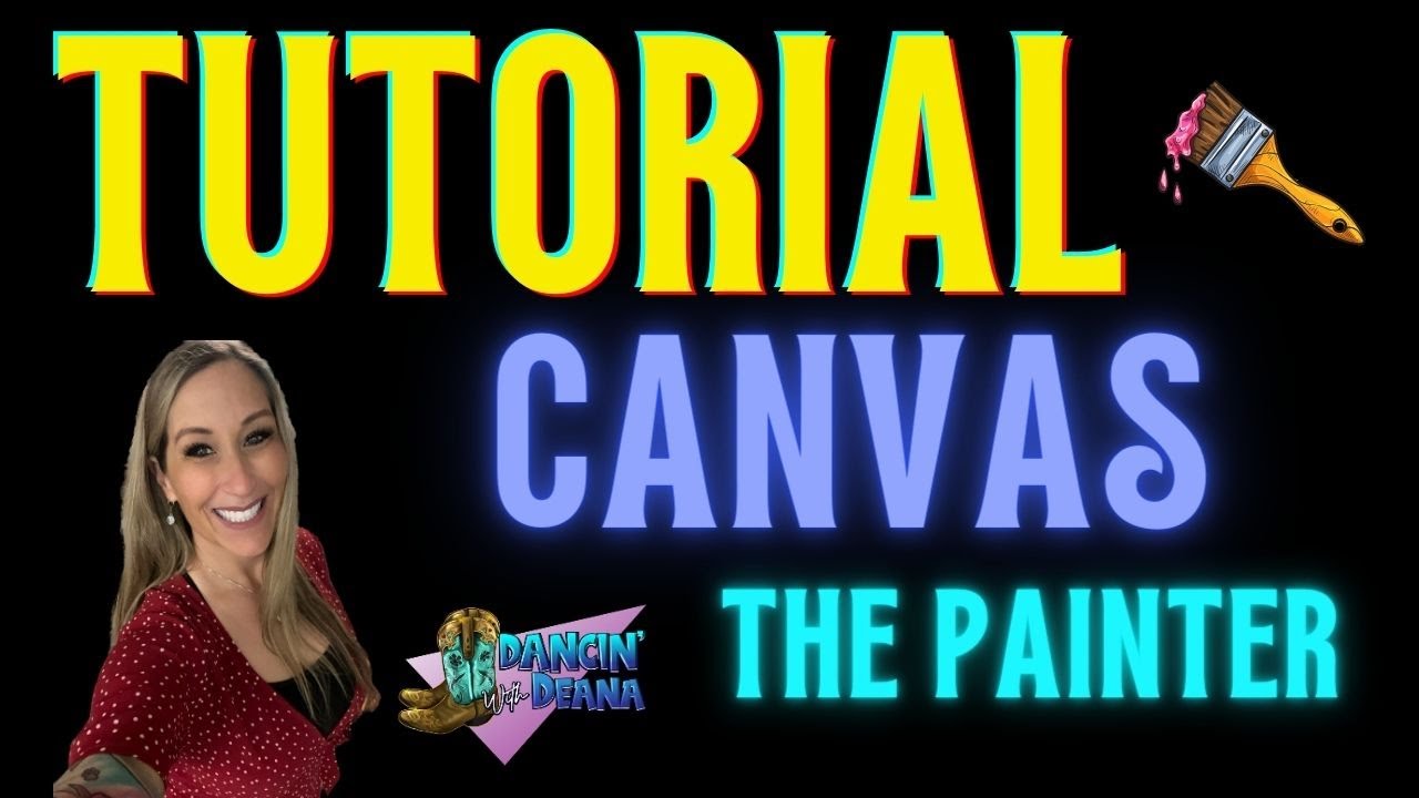 THE PAINTER 🎨🖌️💜 (canvas) Line Dance Tutorial