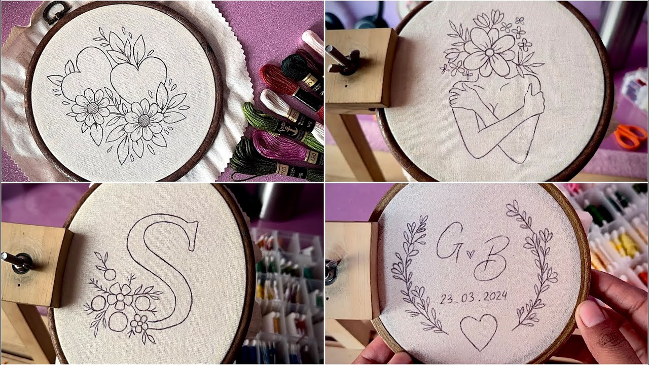 Embroidery compilation || Embroidery for Beginners - Let&rsquo;s Explore 