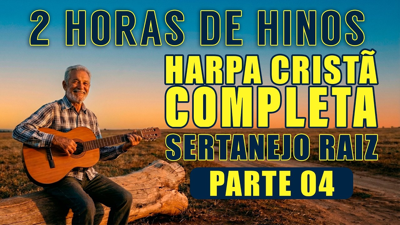 Harpa Cristã Completa Sertanejo Raiz - Parte 4 - 2 Horas do Melhor da Harpa Cristã