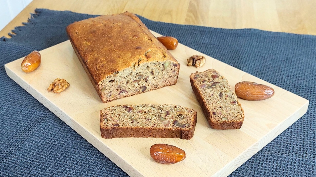 Cake aux dattes - recette saine, gourmande et facile- n°525