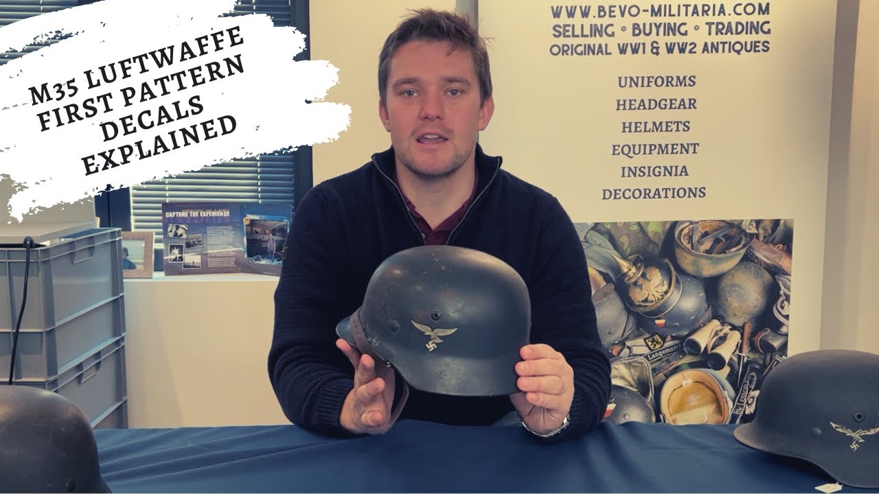 Luftwaffe first pattern decals explained - Straight leg variant name discovered | Bevo-militaria.com