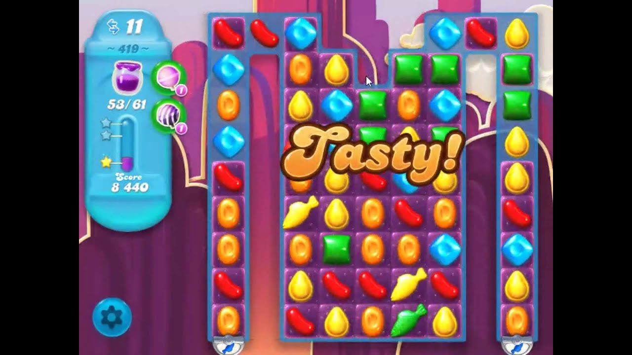 Candy Crush Soda Saga Level 419