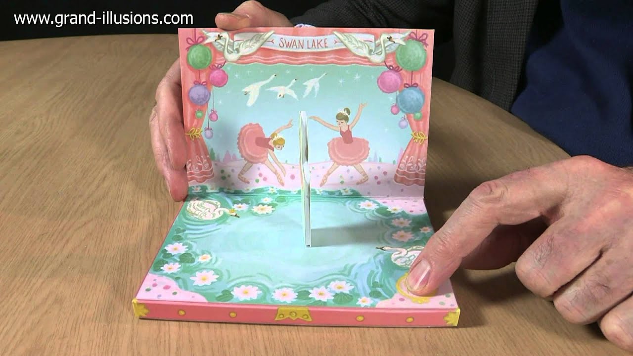 Swan Lake Birthday Card