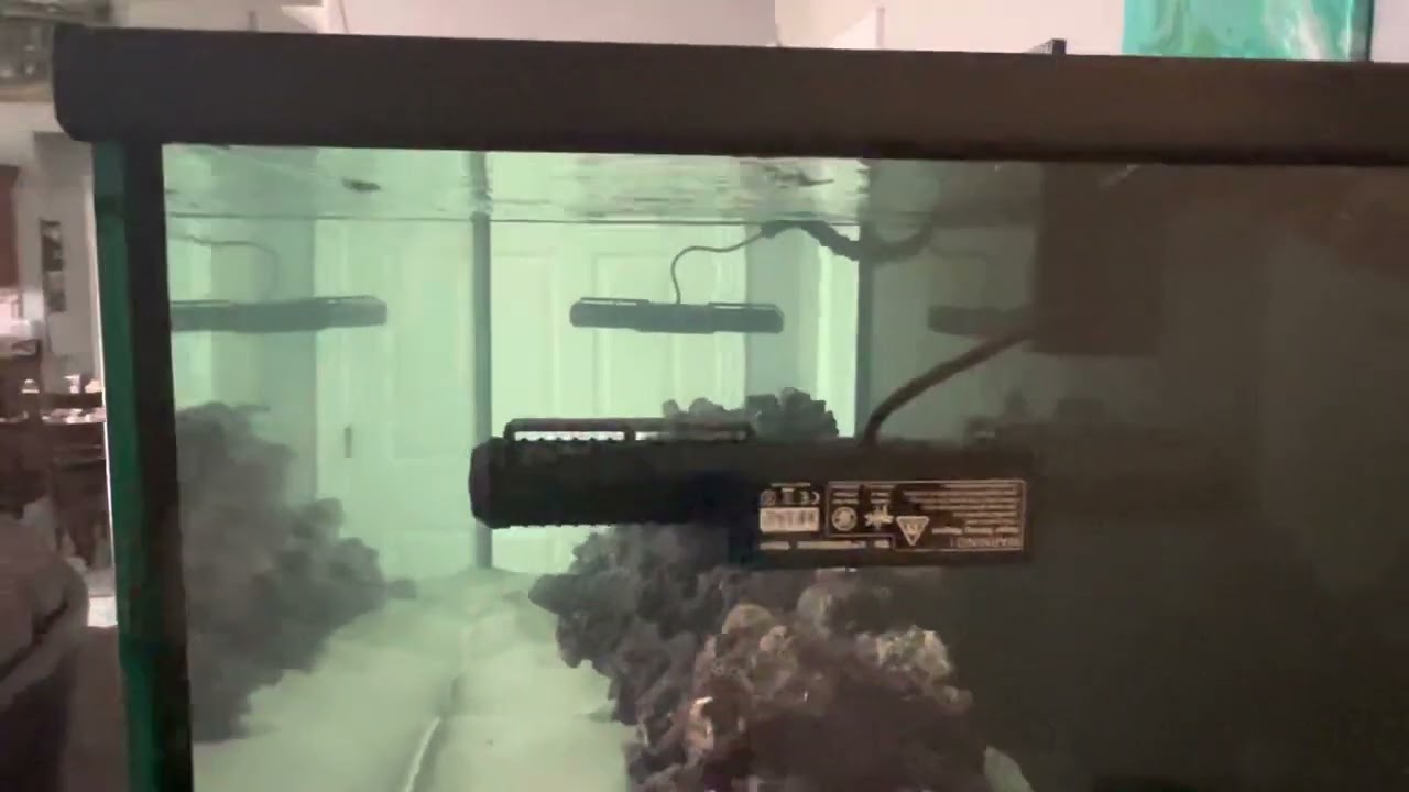 180 gallon planet aquariums mega matrix external overflow noise