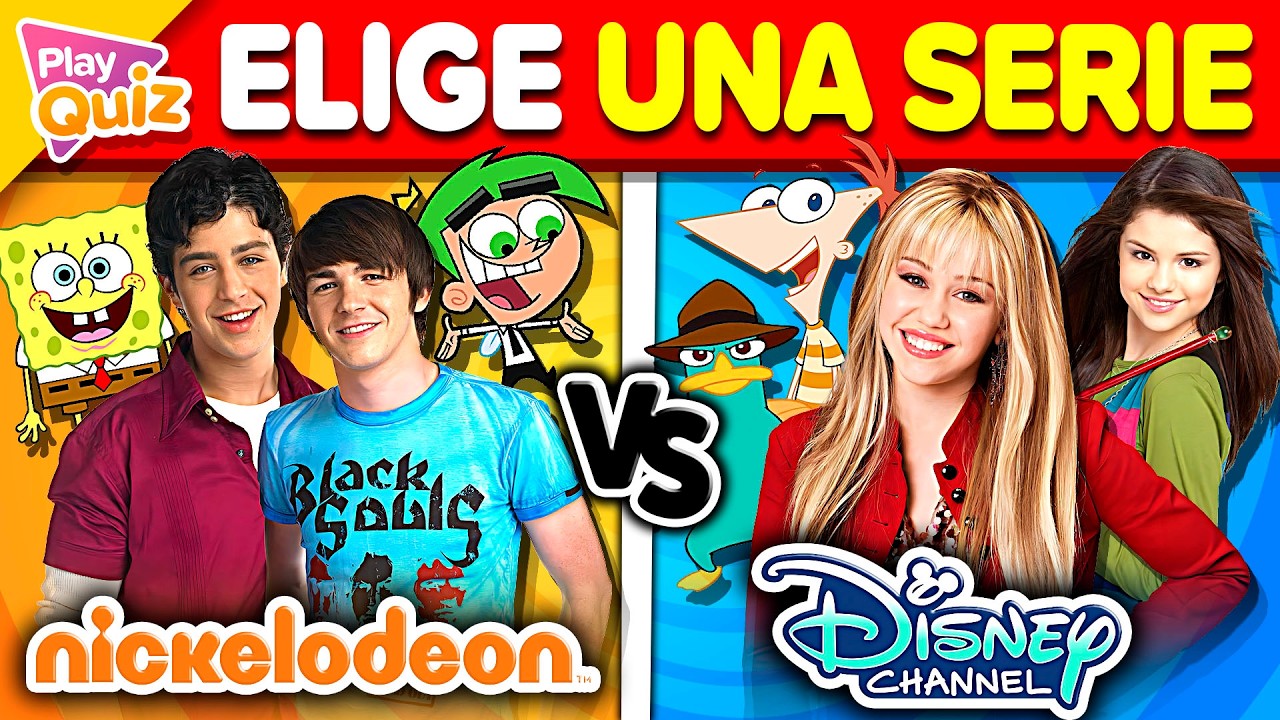¿NICKELODEON o DISNEY CHANNEL? 📺 Elige tu SERIE FAVORITA ¿CUÁL PREFIERES? | Play Quiz Trivia
