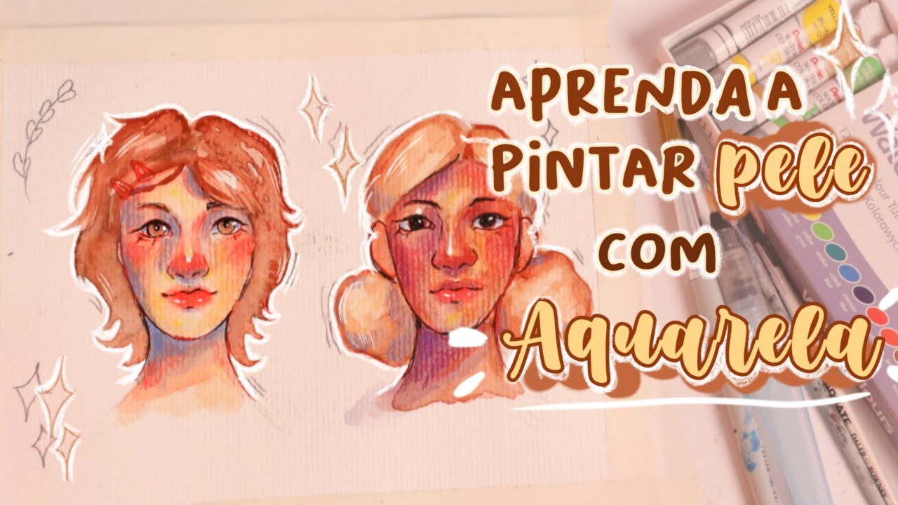 COMO PINTAR  PELE EM AQUARELA  ⭐
