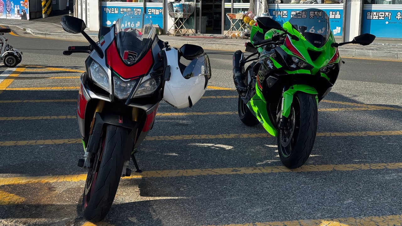 KAWASAKI ZX6R / 송정해수욕장 