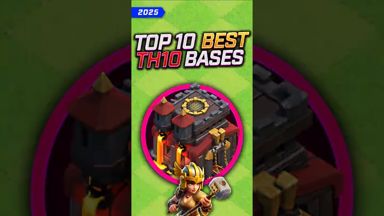 NEW BEST TH10 BASES (War/Trophy/Farming) 😍 TOP 10 Town Hall 10 Base Links for 2025 - Clash of Clans