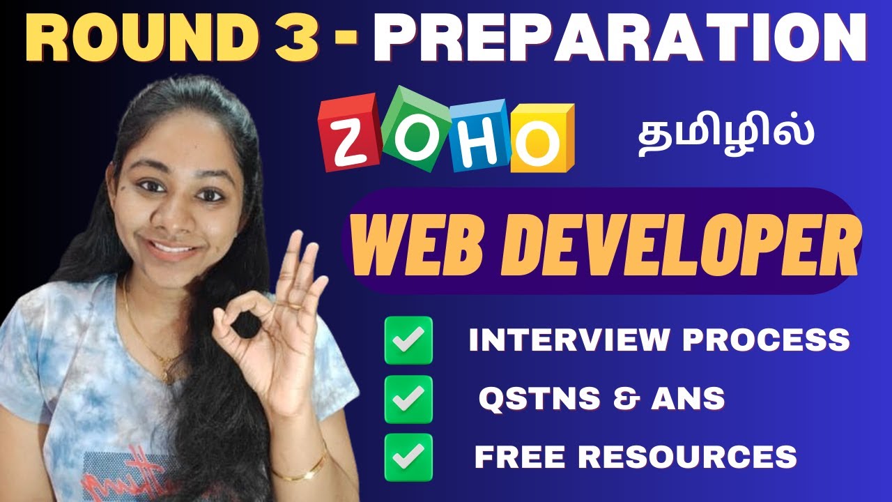 Round 3 Preparation😱 for ZOHO😍 Web Developer in Tamil🚀💯 | ZOHO WEB DEVELOPER | ZOHO
