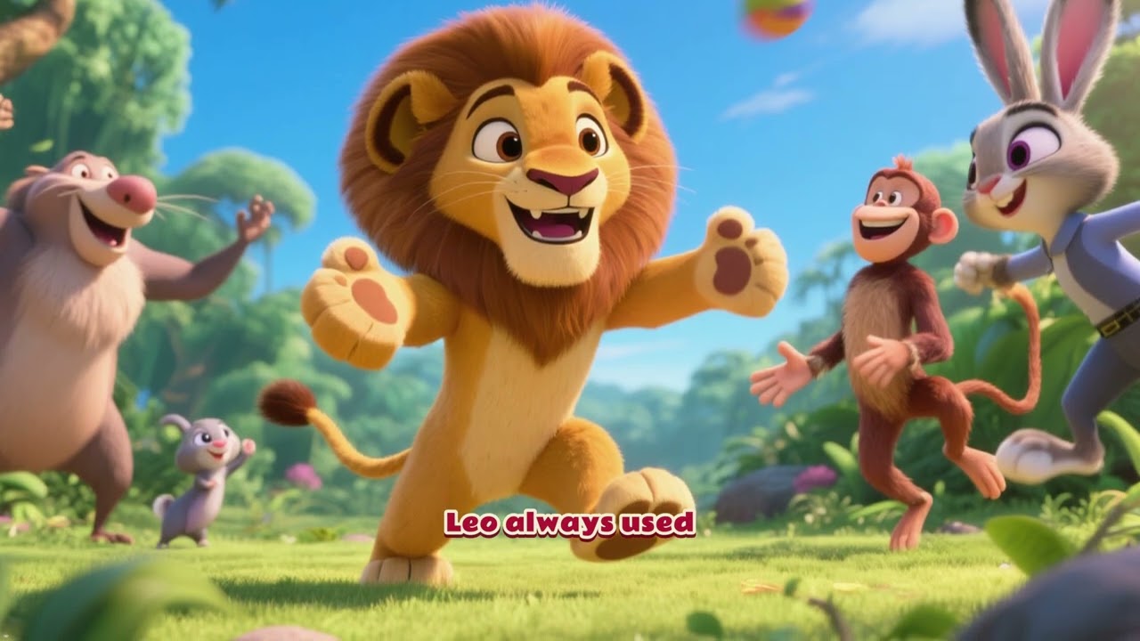 Leo the Lion Learns the Magic Words! ✨ A Calm Bedtime Story About Manners