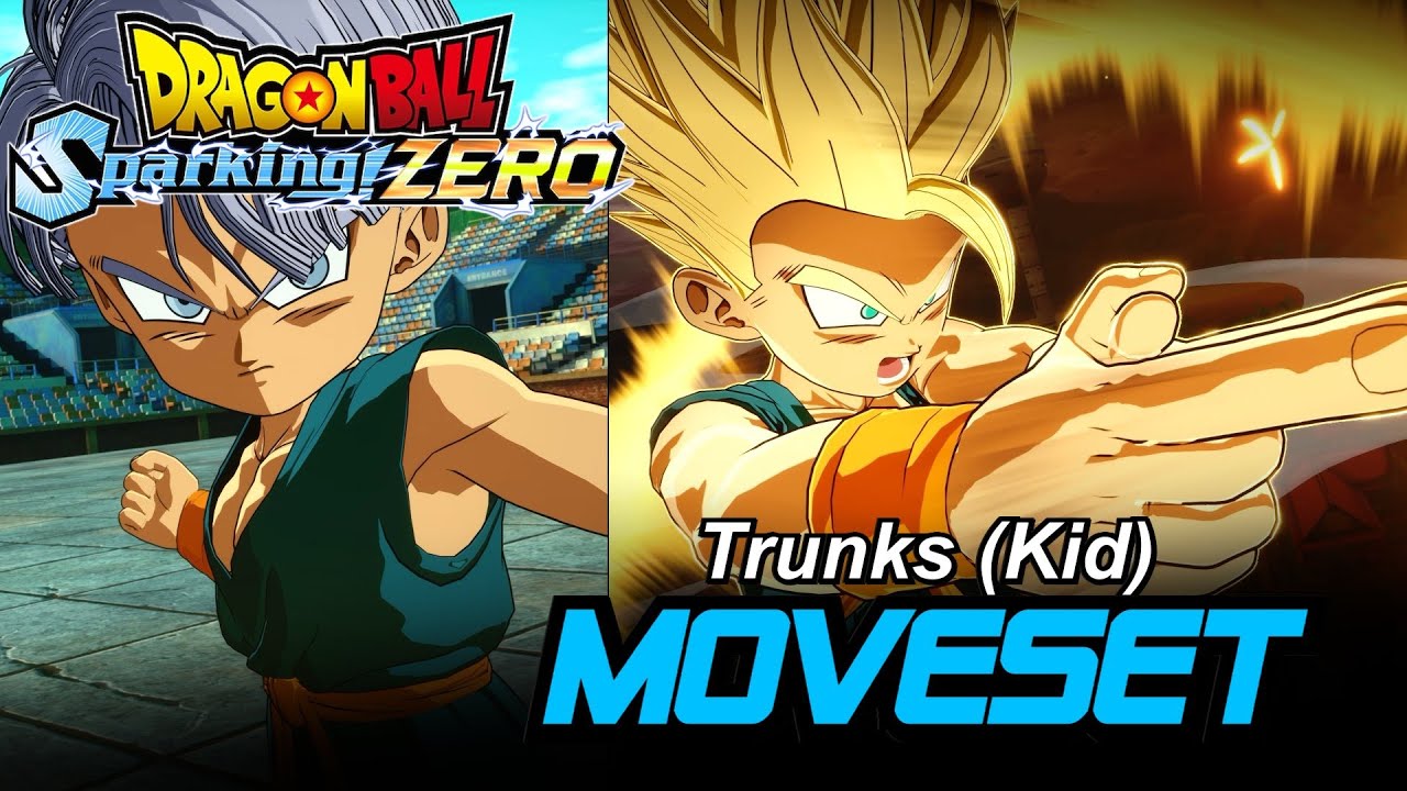 Trunks (Kid) Moveset - DRAGON BALL: Sparking! ZERO | Japanese - 4K 60FPS