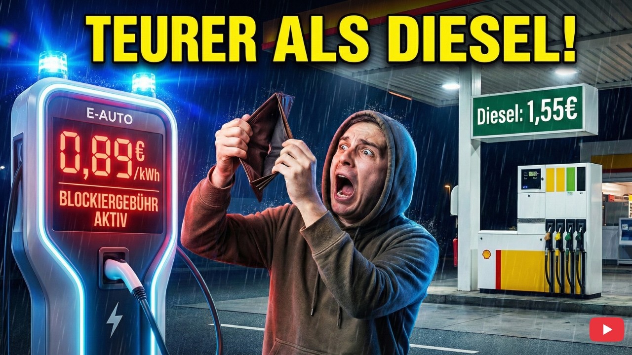 Die Strom Falle schnappt zu! ⚡️ Warum Diesel fahren jetzt billiger ist als Laden Ladesäulen Abzocke