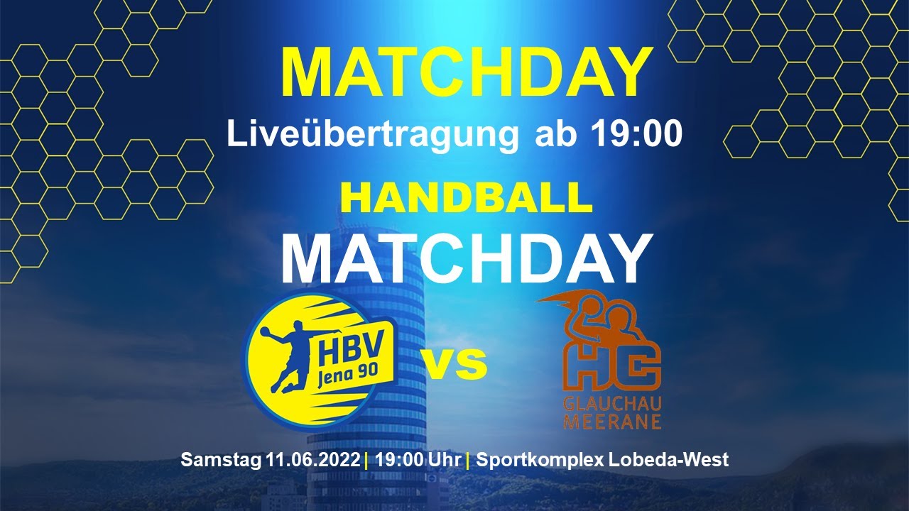 HBV Jena 90 vs HC Glauchau / Meerane (1. Männer, MDOL)