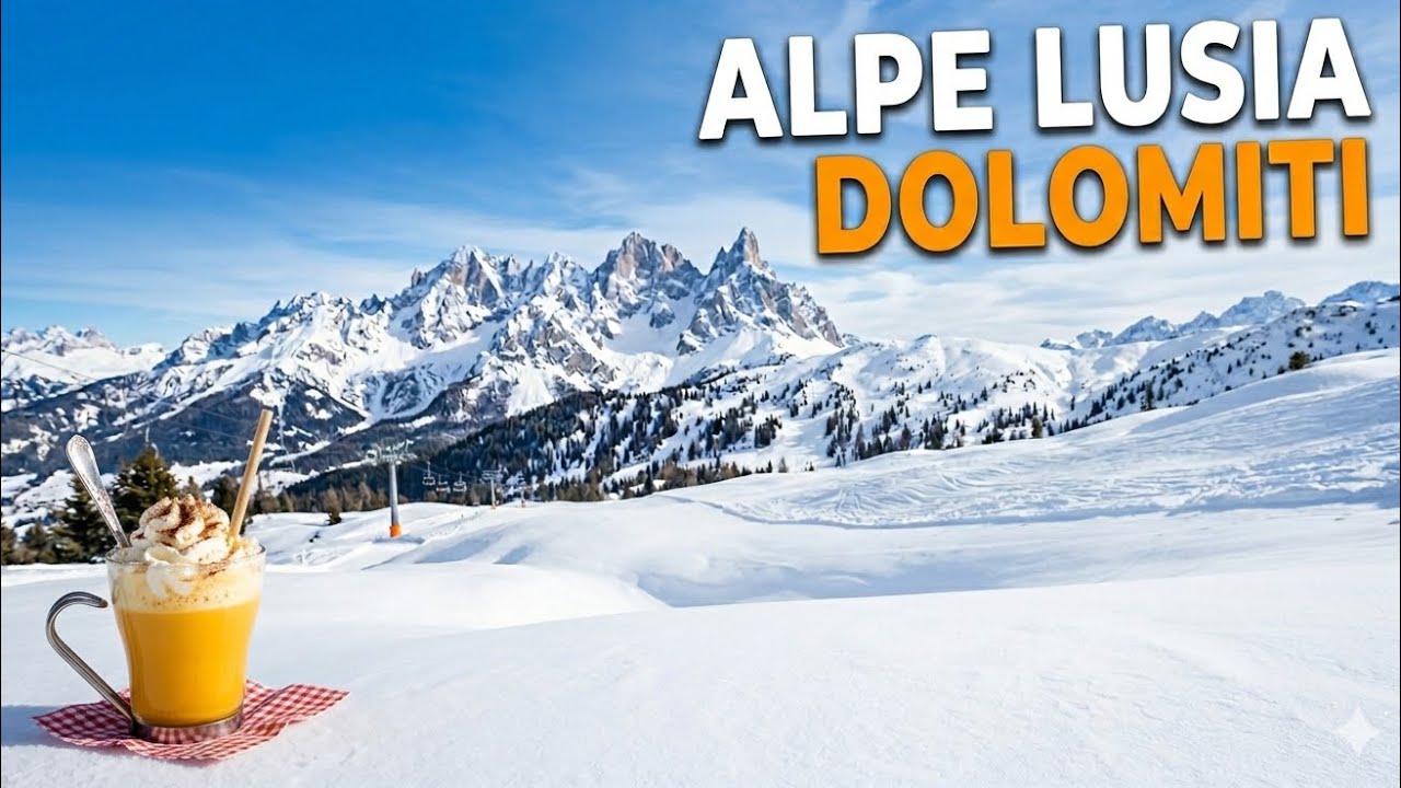 Sciare all’Alpe Lusia ⛷️
