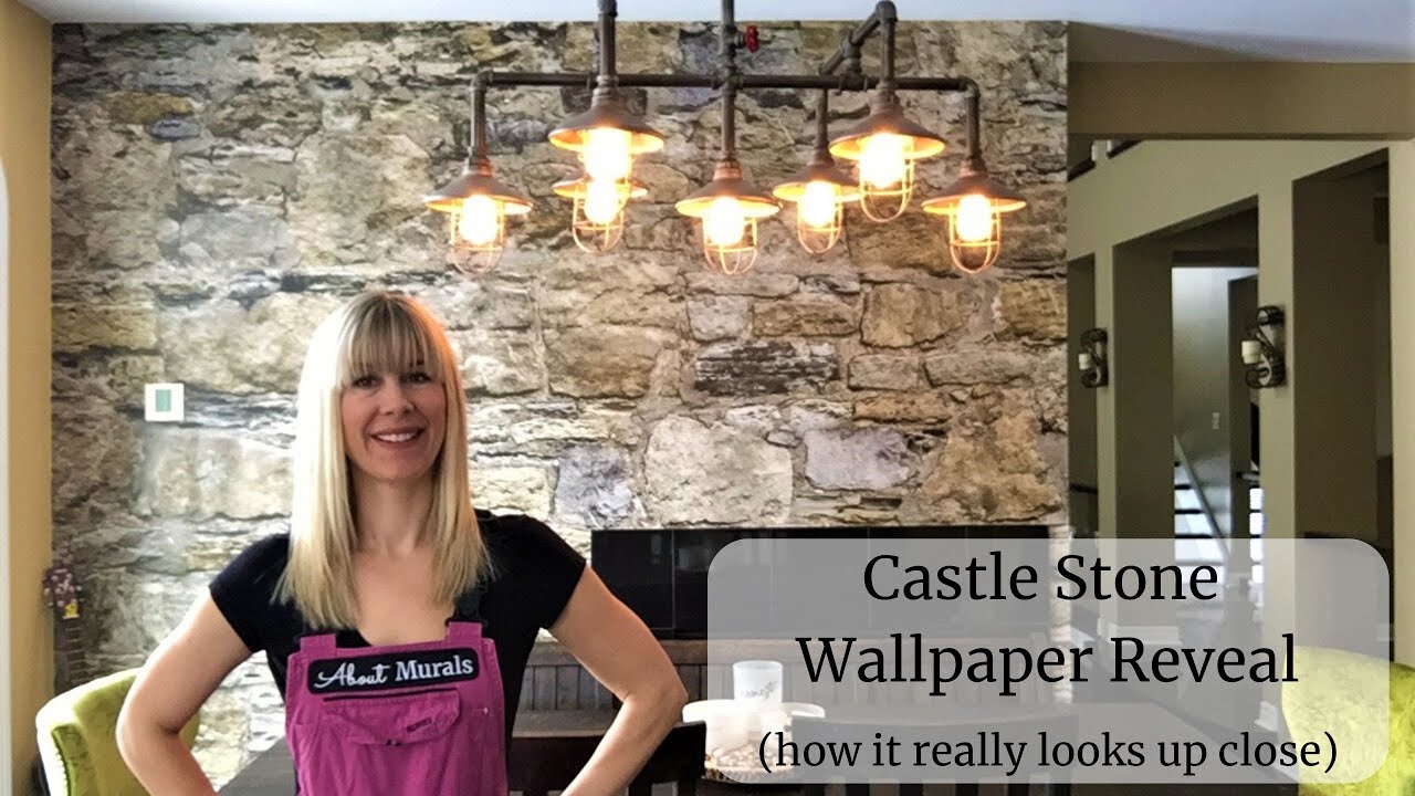 Castle Stone Wallpaper Reveal - How It Really Looks Up Close!
