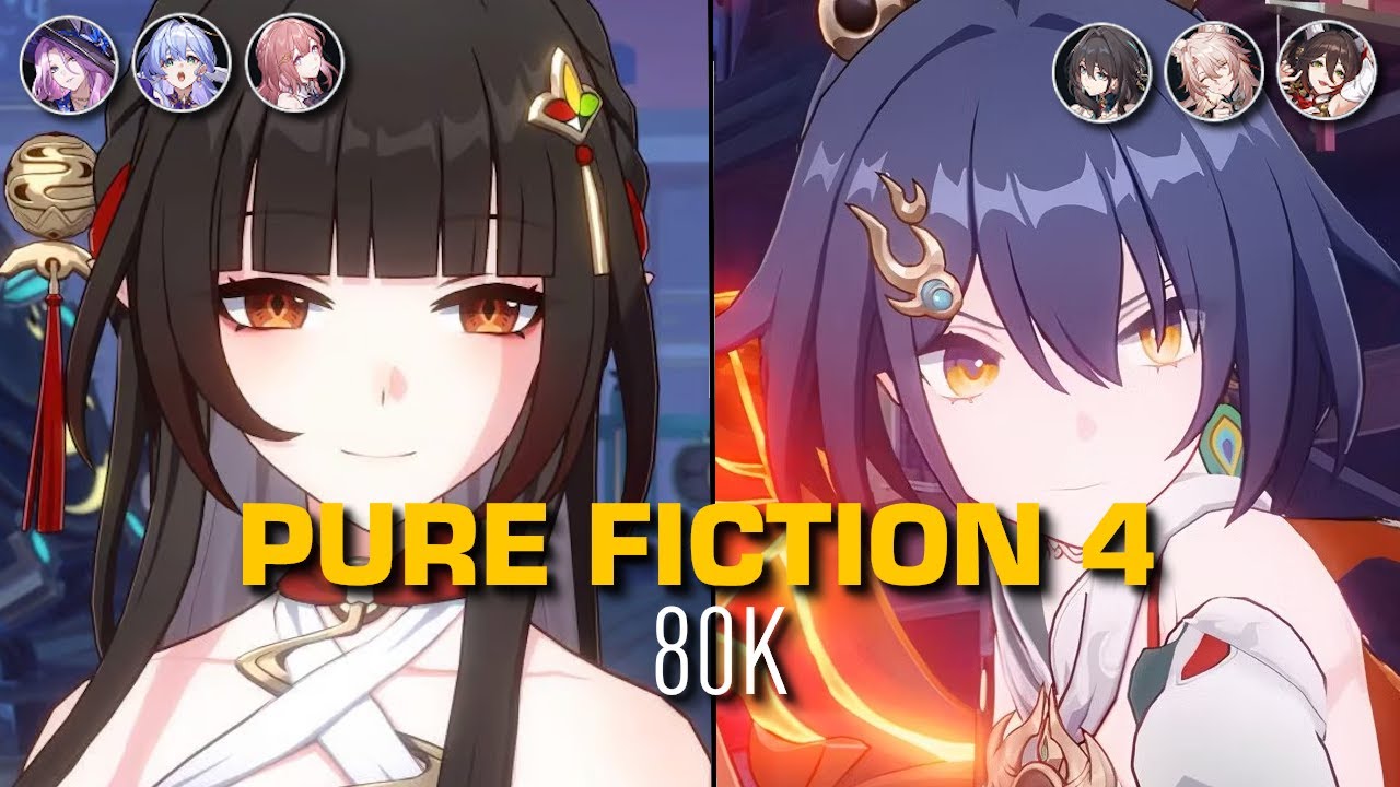 Lingsha wind set + Jade & Yunli Hypercarry *80K* | Pure Fiction 4 | Honkai: Star Rail v2.5