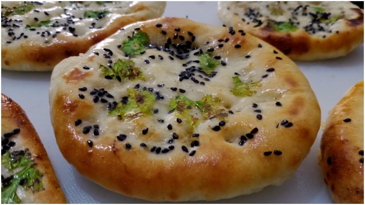 Mini Chicken Naan in a pan - Keema Naan Recipe - No Tandoor No Oven Naan Recipe - Ideas on cooking
