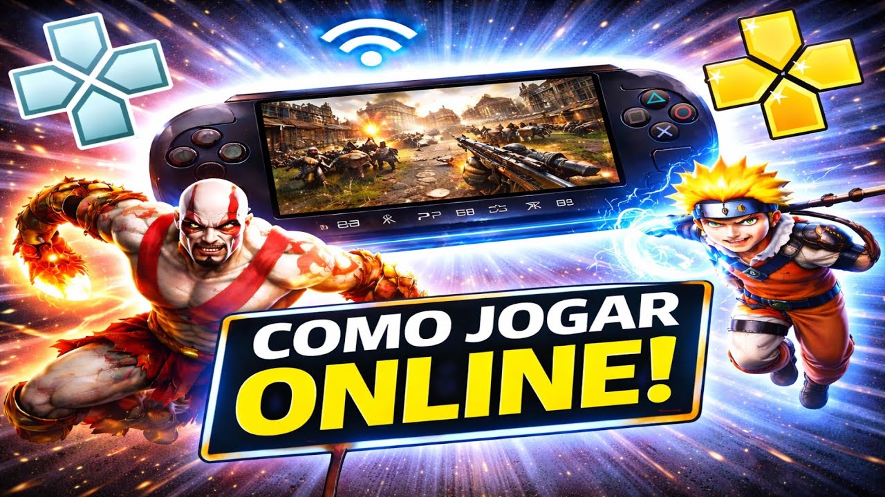 PPSSPP MUDOU TUDO! COMO JOGAR PSP ONLINE COM AMIGOS 🔥