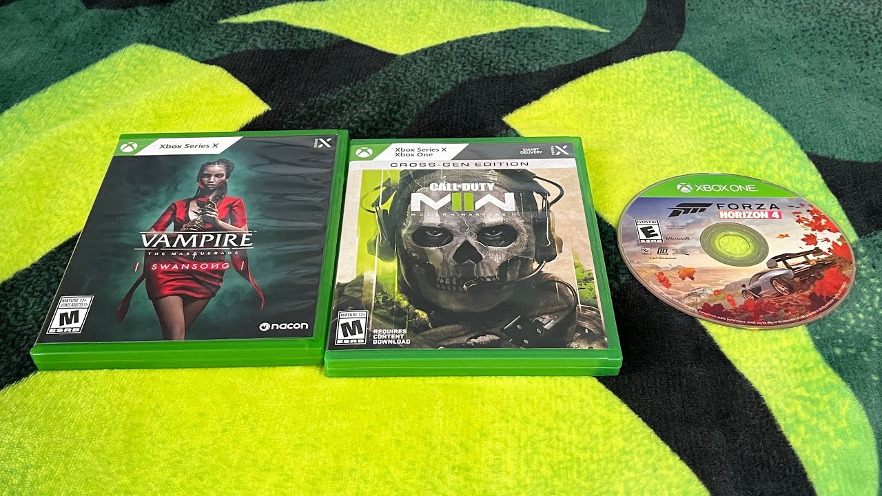 3 Xbox games were pick up