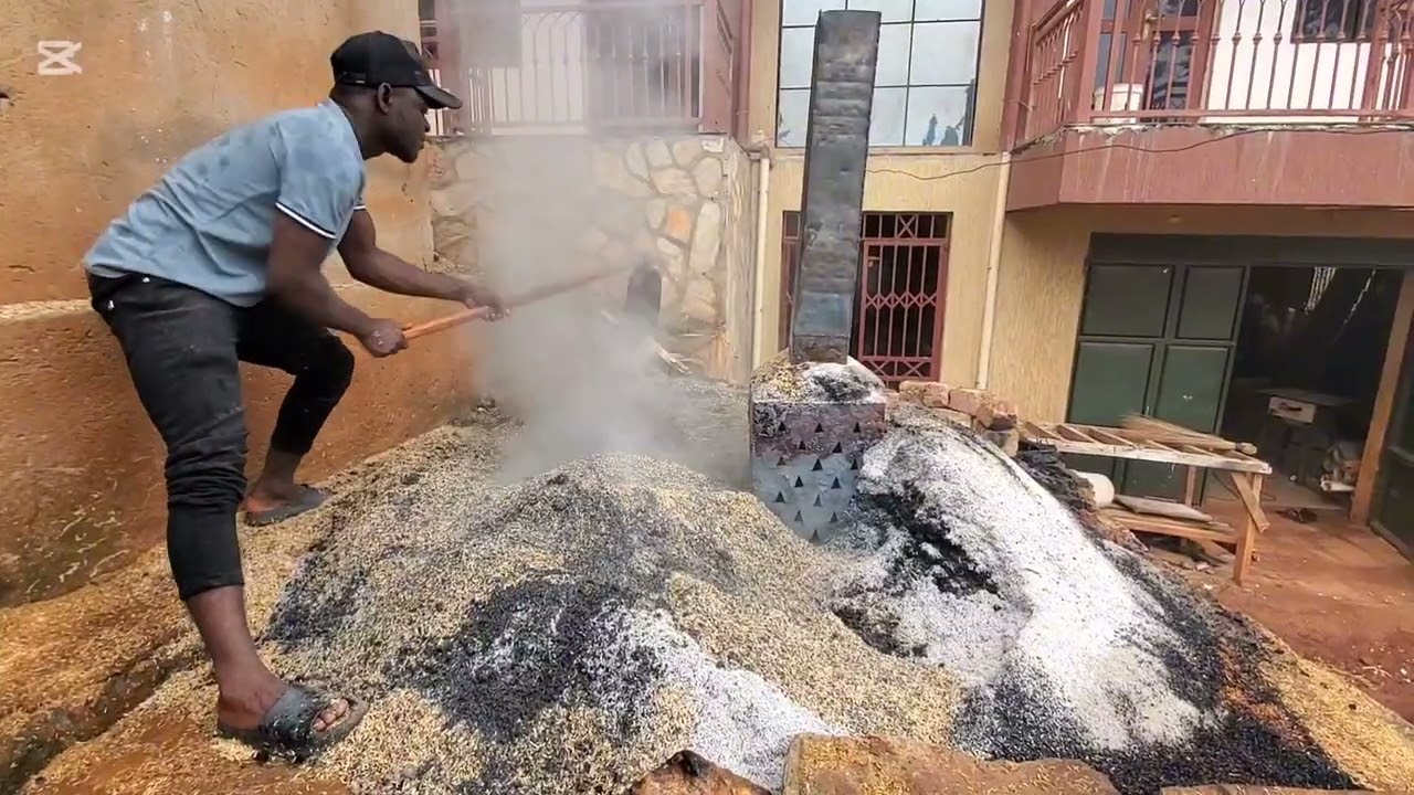 Making Biochar or Biological Charcoal for Hydroponics Growing Medium.