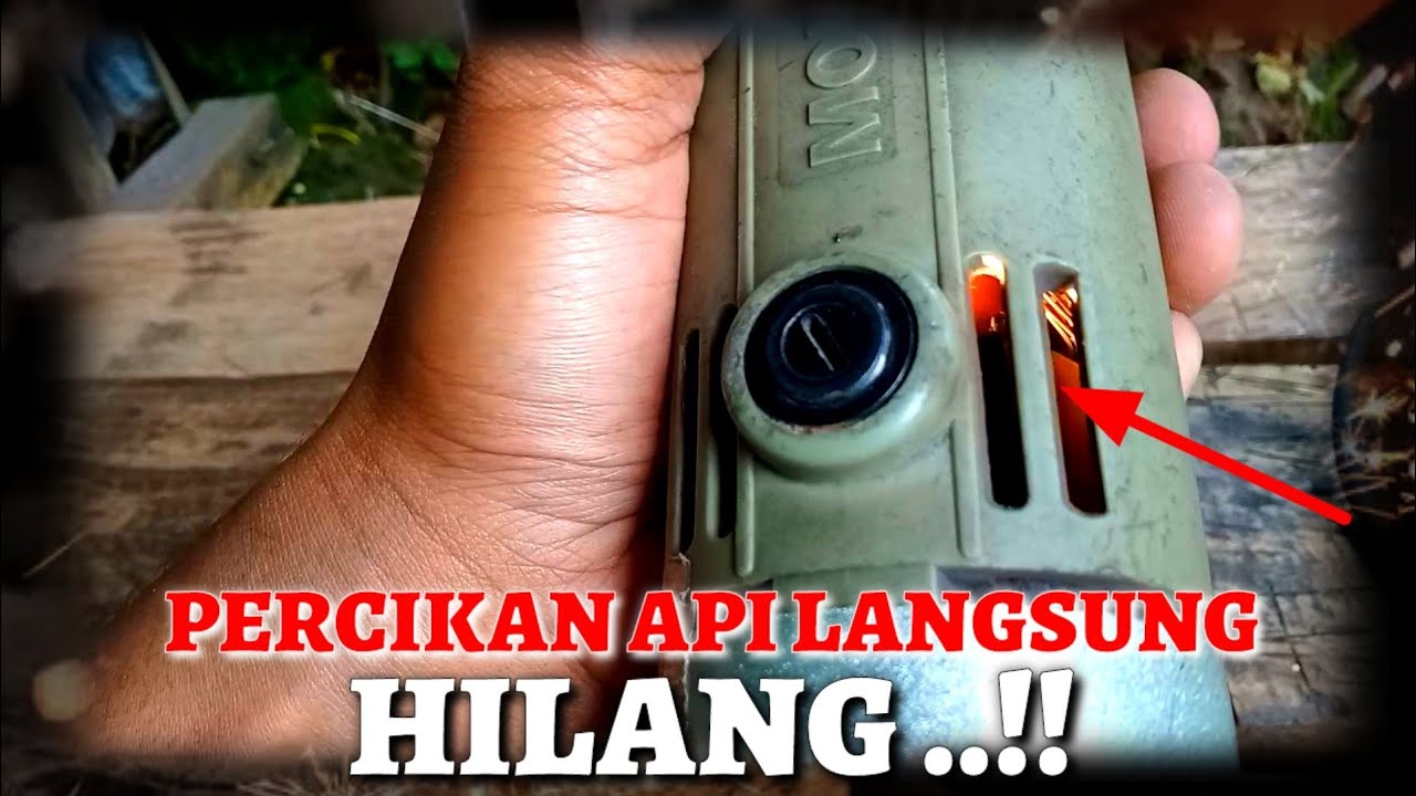 CARA MENGHILANGKAN PERCIKAN API YANG ADA DIDALAM GERINDA