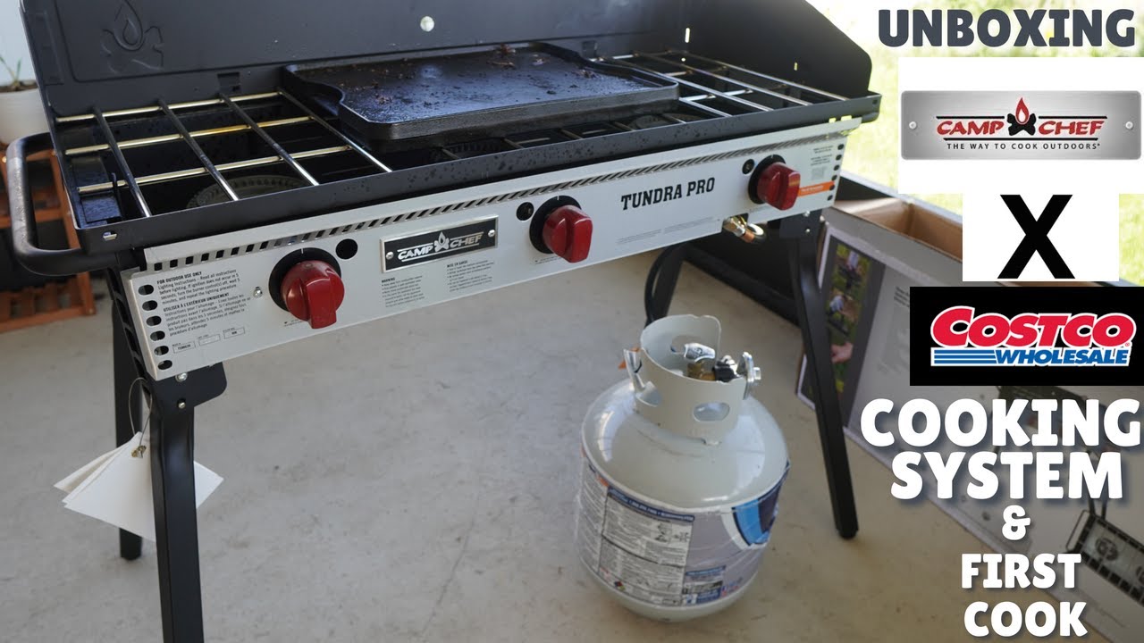 Camp Chef Tundra Pro cooking system and griddle combo... Unboxing & first cook