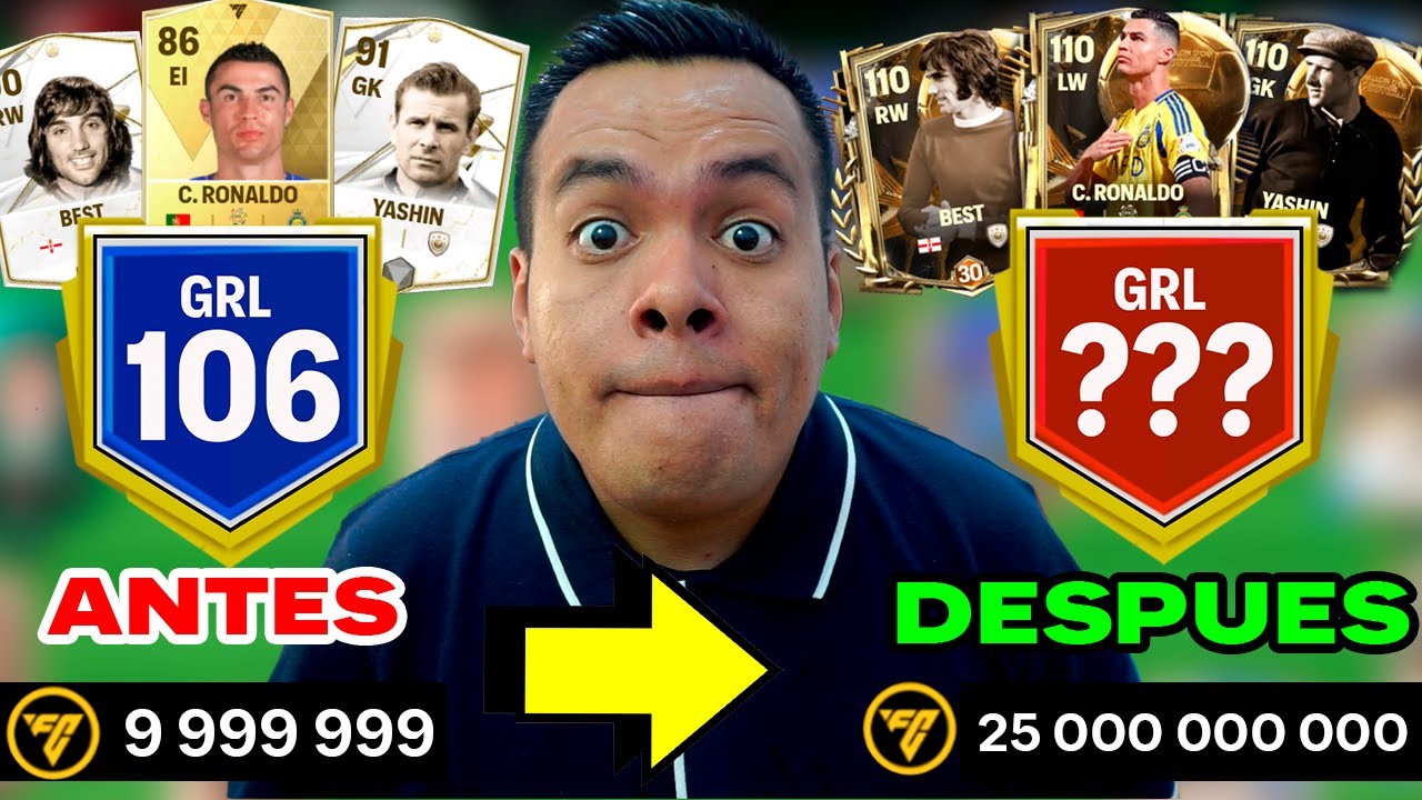 🤯 MEJORO MI CUENTA con JUGADORES MAXIMO GRL ASEGURADOS en FC Mobile *Muchos FC Points, Joyas*