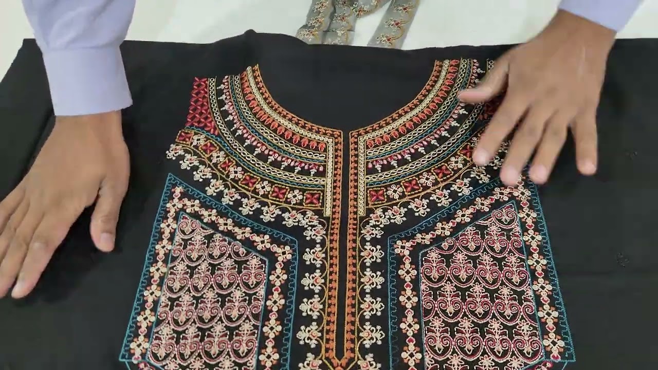 HIT CODES PEACH WOOL EMBROIDERED PLUS MACHI KANDA SHAWL | FINE QUALITY BEST WHOLESLAE RATE 